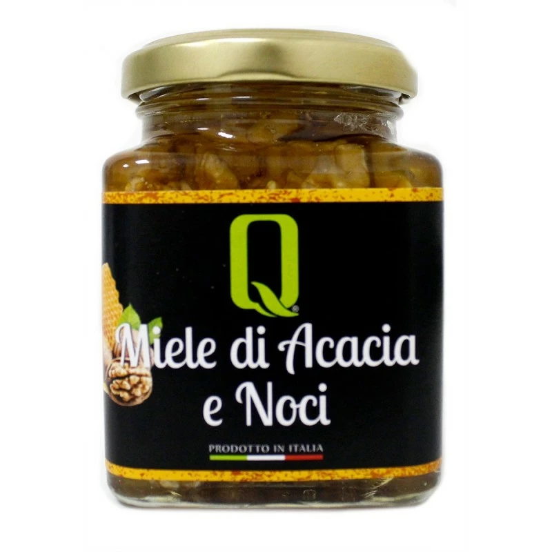QuattrociocchiAcacia Honey And Walnuts 250gr 1 QuattrociocchiAcacia Honey And Walnuts 250gr