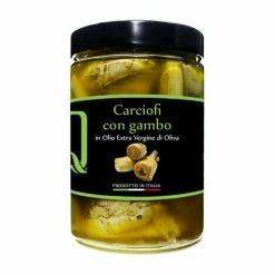 QuattrociocchiArtichokes With Stem In Extra Virgin Olive Oil 520gr