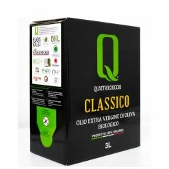 QuattrociocchiExtra Virgin Olive Oil Classico Organic Bag In Box 3l