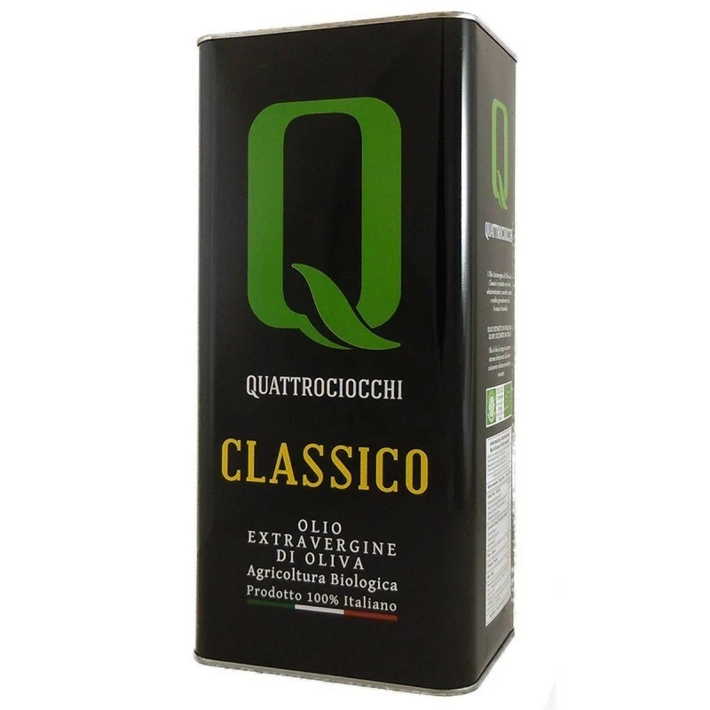 QuattrociocchiExtra Virgin Olive Oil Classico Organic Can 5l 1 QuattrociocchiExtra Virgin Olive Oil Classico Organic Can 5l