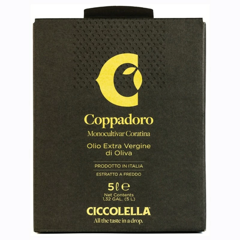 CiccolellaExtra Virgin Olive Oil Coppadoro Coratina Bag In Box 5l 1 CiccolellaExtra Virgin Olive Oil Coppadoro Coratina Bag In Box 5l