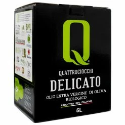 QuattrociocchiExtra Virgin Olive Oil Delicato Leccino Organic Bag In Box 5l