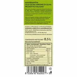 MandranovaExtra Virgin Olive Oil Nocellara 500ml -Olive Oils Italy Sales 2023 extra virgin olive oil nocellara mandranova 500ml 1