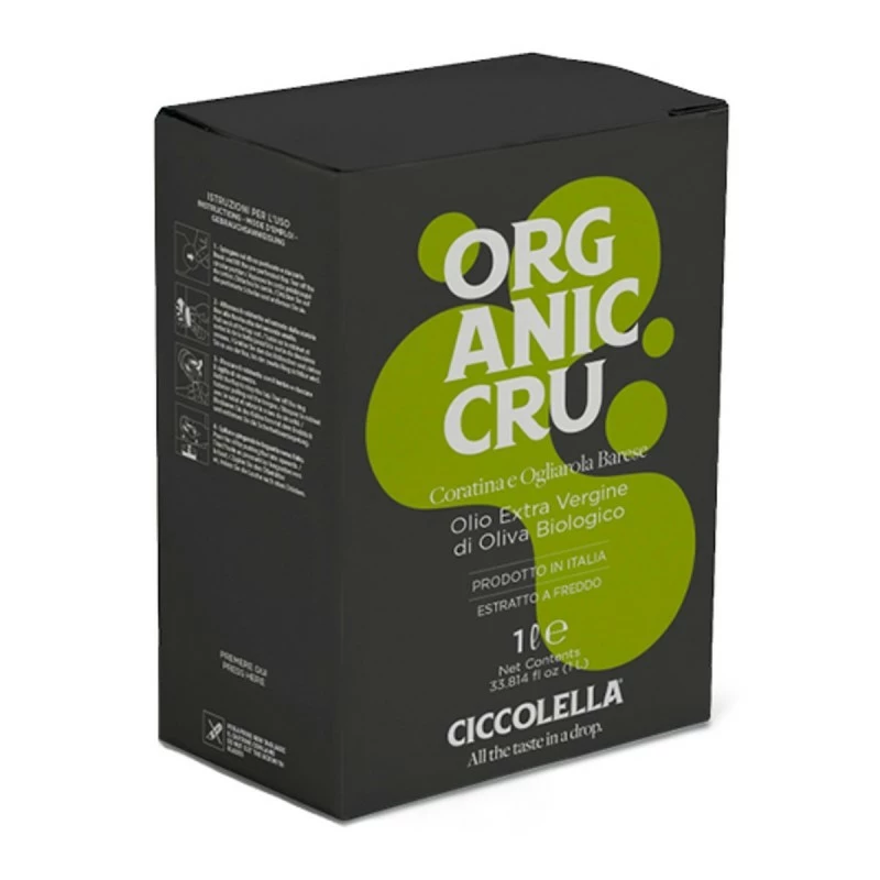 CiccolellaExtra Virgin Olive Oil Organic Cru Bag In Box 1l 1 CiccolellaExtra Virgin Olive Oil Organic Cru Bag In Box 1l