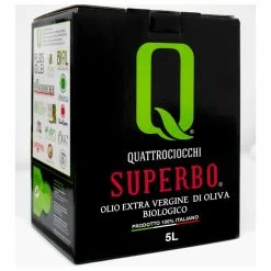 QuattrociocchiExtra Virgin Olive Oil Superbo Moraiolo Organic Bag In Box 5l