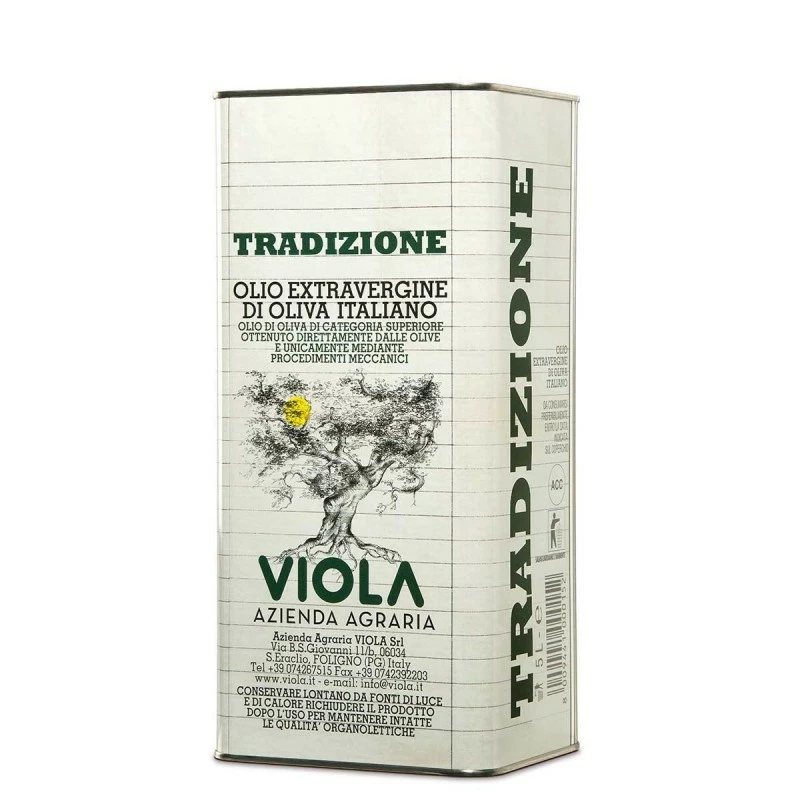 ViolaExtra Virgin Olive Oil Tradizione Can 5l 1 ViolaExtra Virgin Olive Oil Tradizione Can 5l