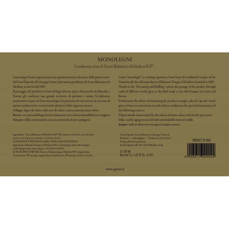 GiustiMonolegni 3x50ml 2 GiustiMonolegni 3x50ml - Image 2